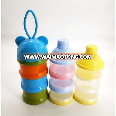 Non-Spill Formula Baby Milk Powder Dispenser Stackable Baby Feeding Travel Storage Container Portable Milk Powder Dispenser